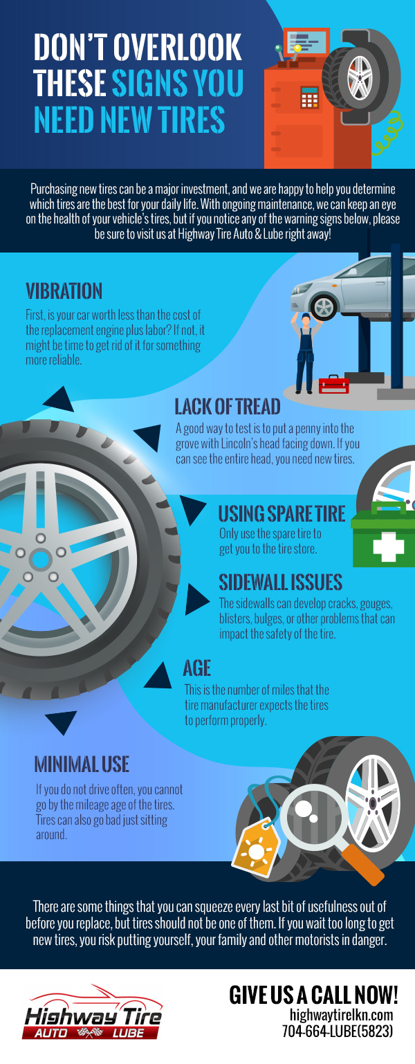 Don't Overlook These Signs You Need New Tires [infographic]